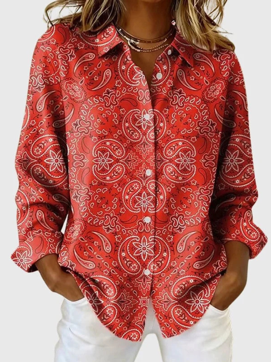 Maud | Blouse met paisley print