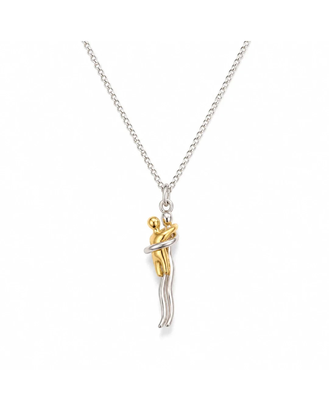 Mariette | Goudkleurige hanger ketting ouders-kinderen